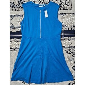 New York and Company sundress half zip sleeveless size XL stretch